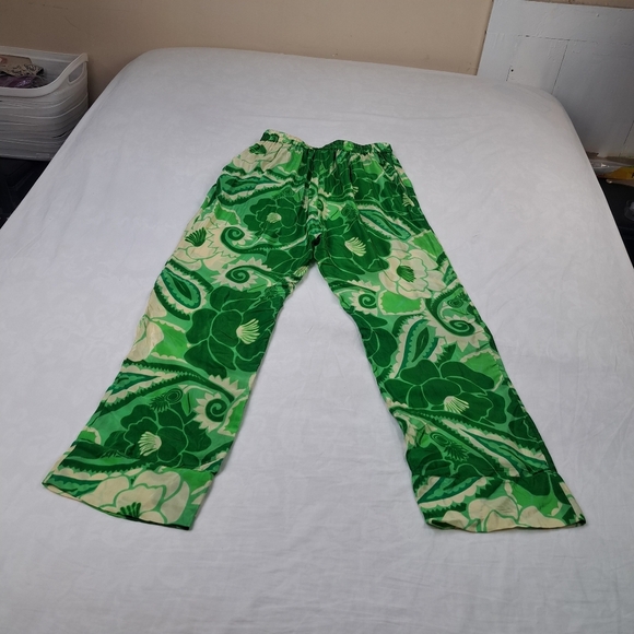 Farm Rio Tropical Groove Pants Green Size S - Picture 8 of 9